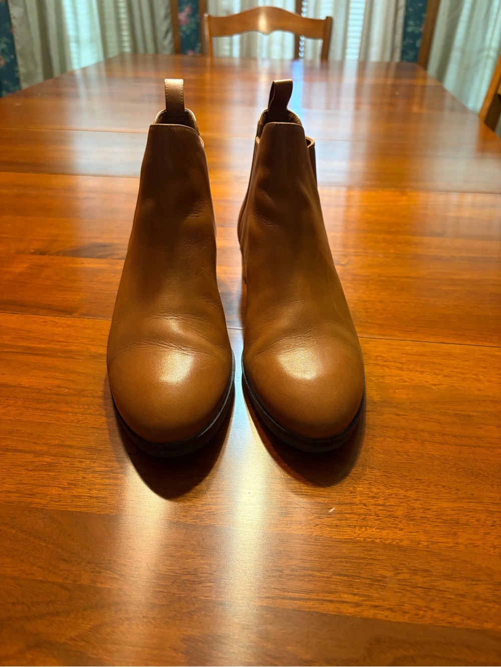 Cole Haan Women's Tan Leather Chelsea Ankle Boots